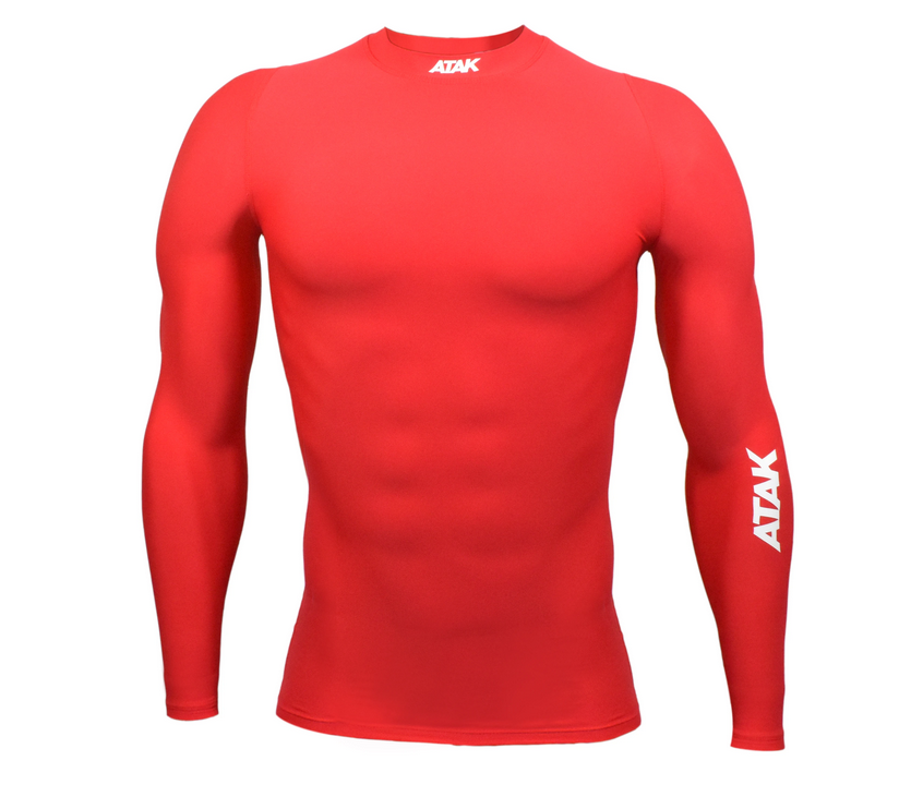 Atak Compression Top Unisex Red