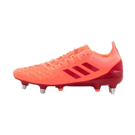 Red adidas rugby boots on sale