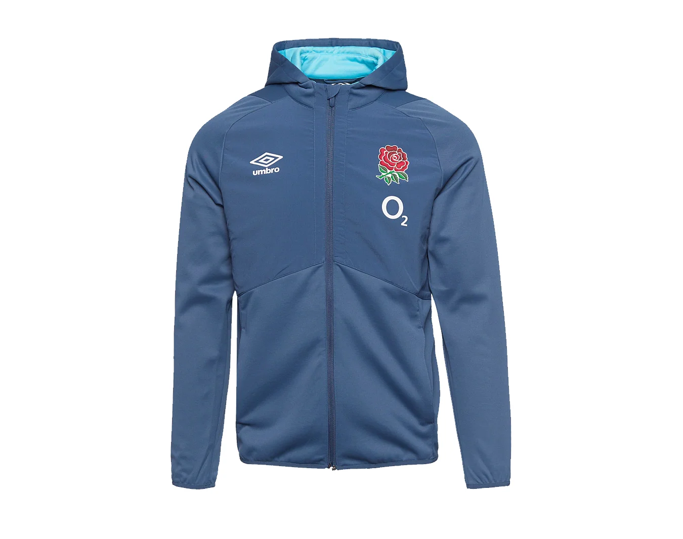 England Rugby Full Zip Jacket - Ensign Blue