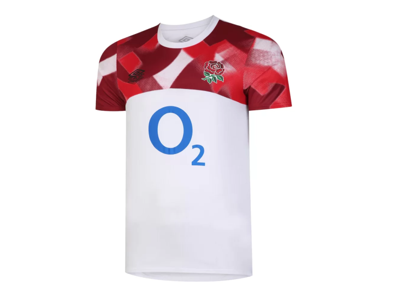 England Rugby White Warm Up Jersey