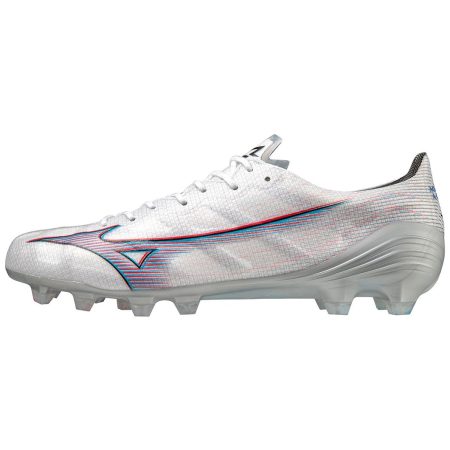 Mizuno Alpha Elite White FG Rugby Soccer Cleats