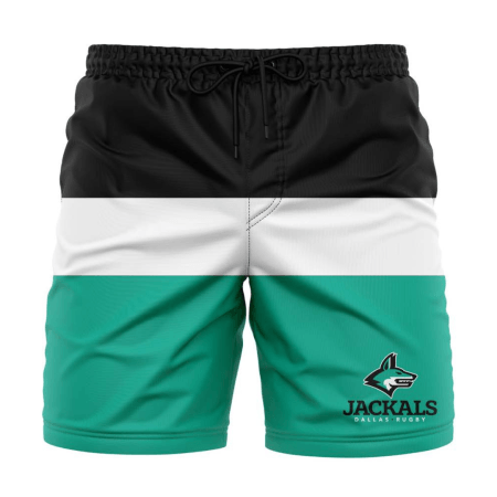 Dallas Jackals Rugby MLR Swimwear Men's Swimming Trunks Board Shorts