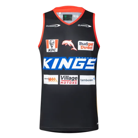 Redcliffe Dolphins 2025 NRL Training Tank Top Singlet