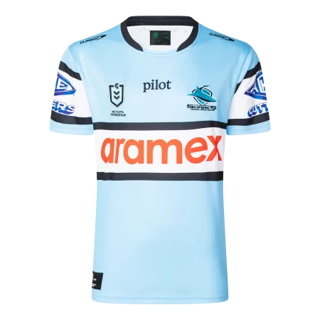 Cronulla-Sutherland Sharks NRL Rugby 2025 Home Jersey