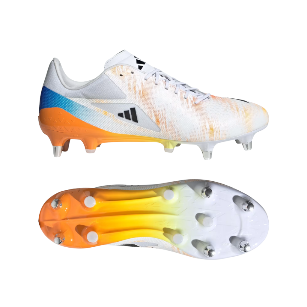 Adidas Adizero RS15 Pro SG Rugby Cleats Lucid Tangerine | Rugby Now