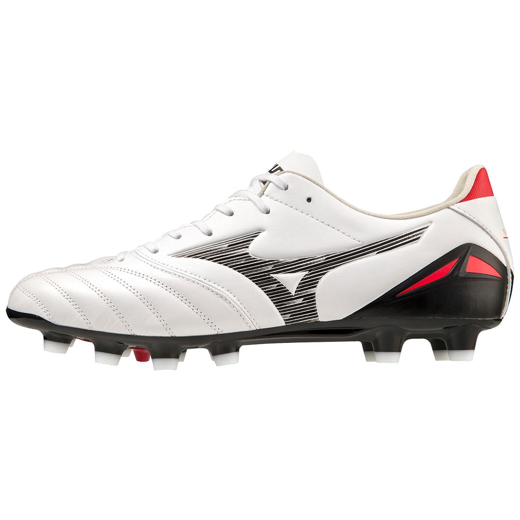 Mizuno Morelia Neo IV Pro FG Rugby Cleats - Black and White