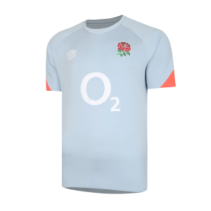 England Rugby Gym Shirt - Blue Fog