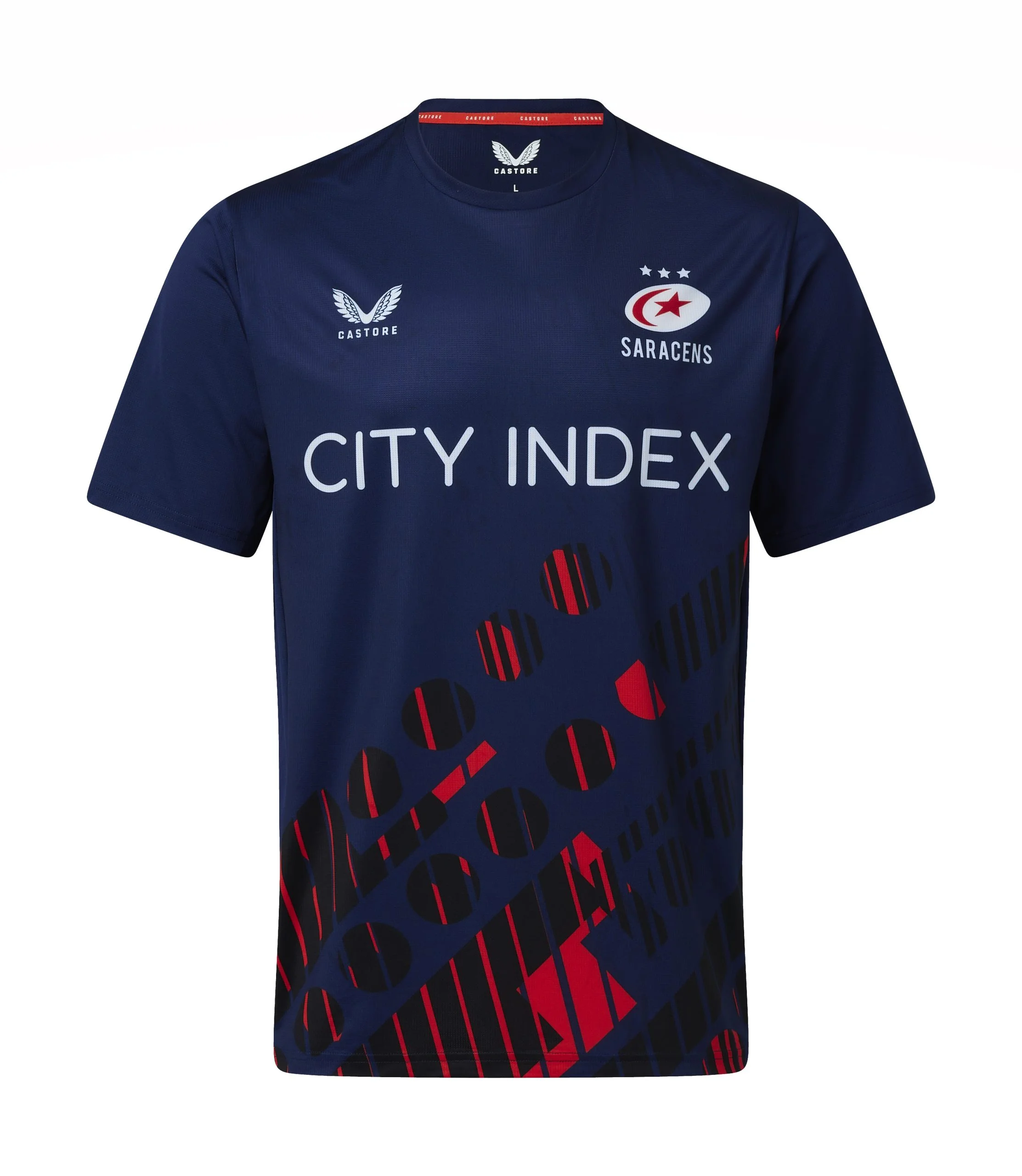 saracens-training-tee-navy Product Image