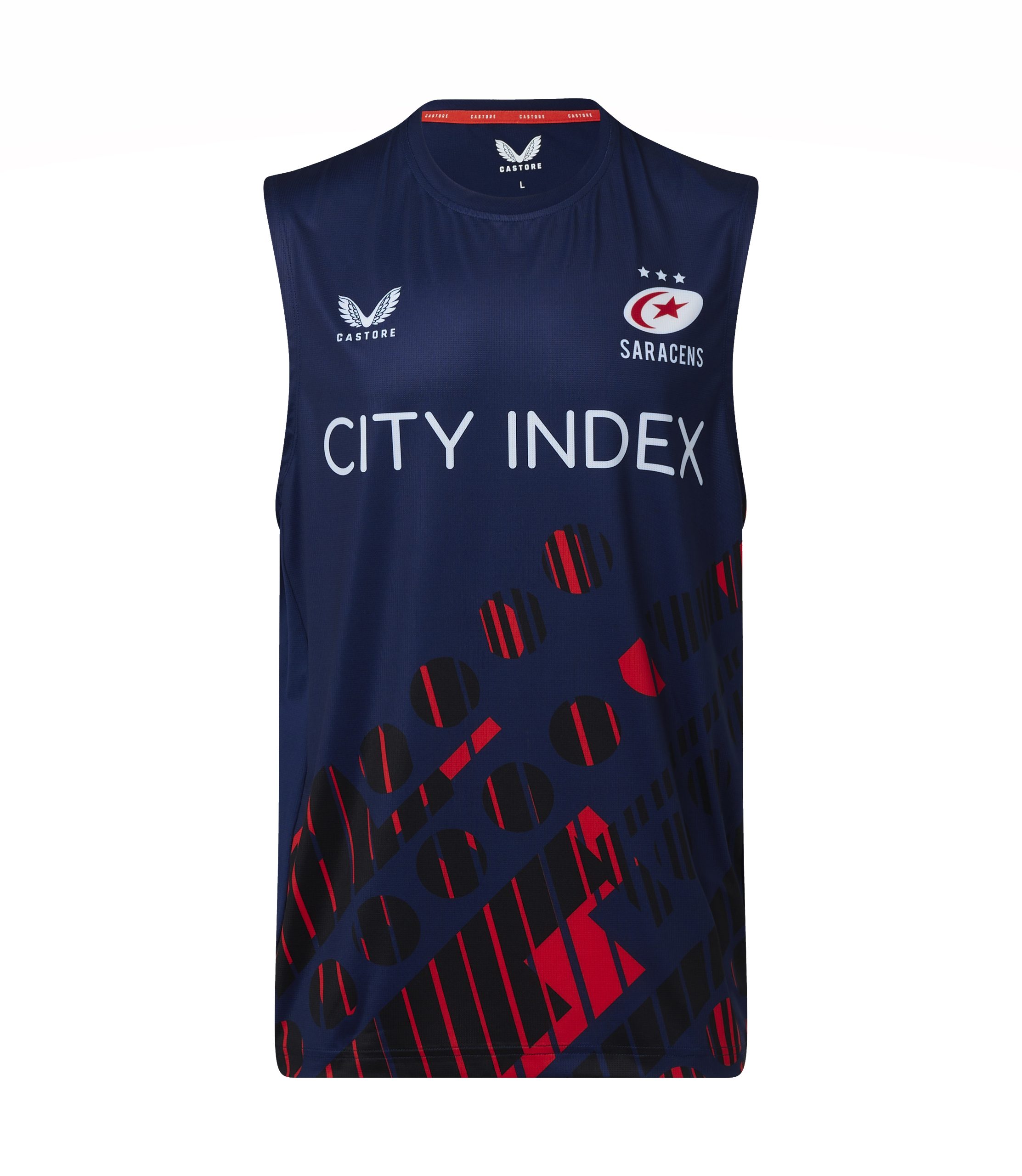 saracens-training-singlet-navy Product Image