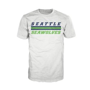 Seattle Seawolves White Stripe T-Shirt